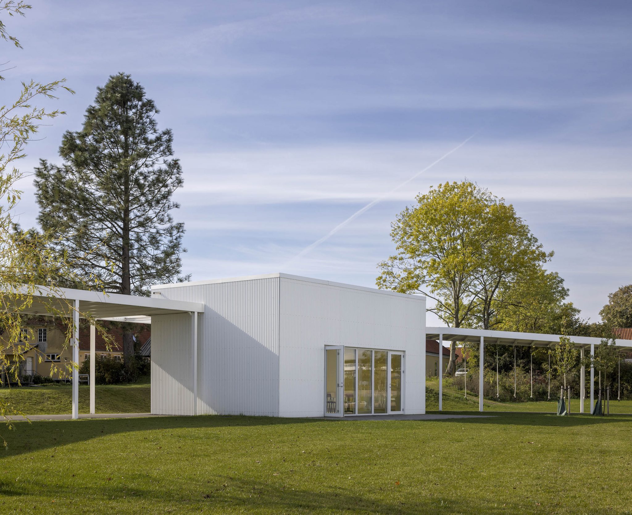 Ee Arkitekter Kulturogbevægelsesparkhøng Pavillion Undervisning Indeude
